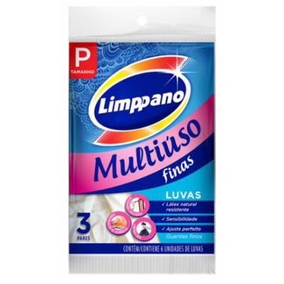 Luvas Multiuso Limppano P Com 3 Pares